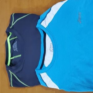 Two ASICS active tops 2XL& 2XLT-C